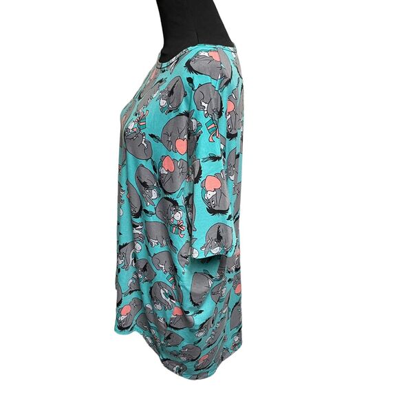 Lularoe Irma Disney Eeyore Hearts Medium Valentine HTF - Picture 2 of 11